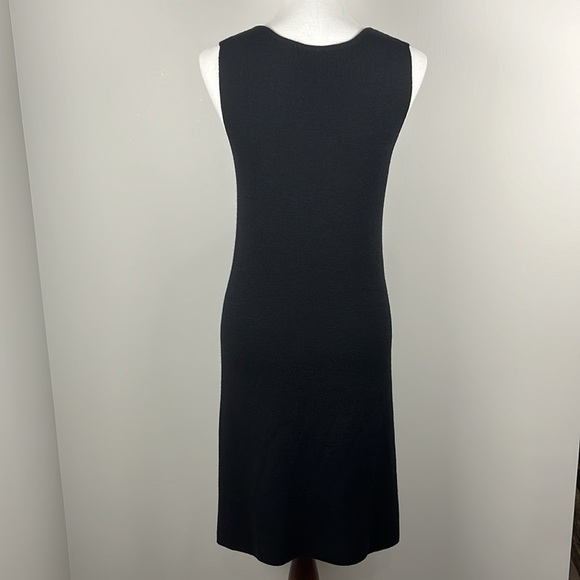 Vintage Parisian Signature 100% Merino Wool Sweater Dress Sz M Minimalist 90’s - Picture 6 of 15